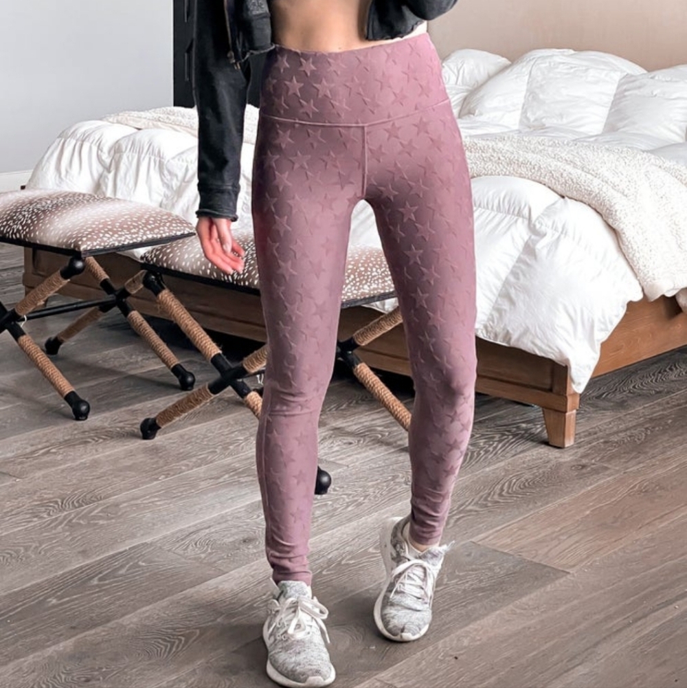 Mono B Jacquard Star Tactile Leggings
